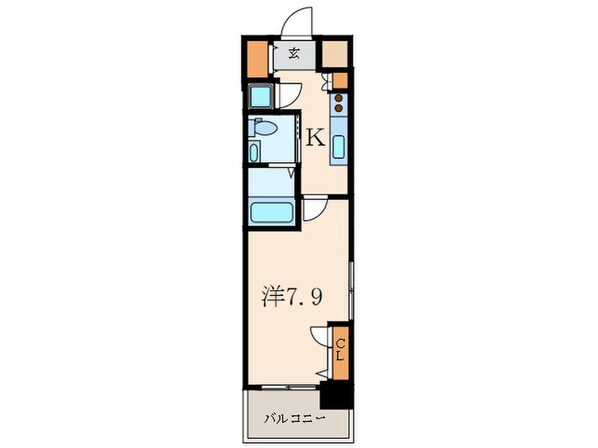 No65ｸﾛｯｼﾝｸﾞﾀﾜ-ORIENT BLDの物件間取画像